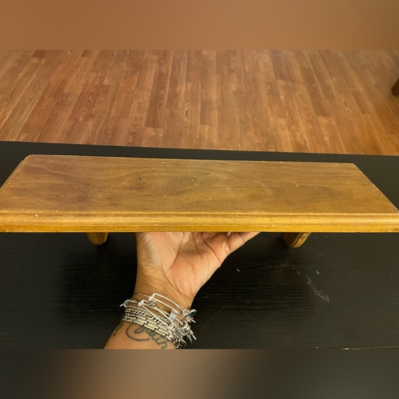 Home Interiors and Gifts Wooden Shelf, 3 Piece set includes a shelf and 2 braces - Picture 7 of 10